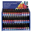 PINTURA SATINADA LA PAJARITA 35ML EXPOSITOR