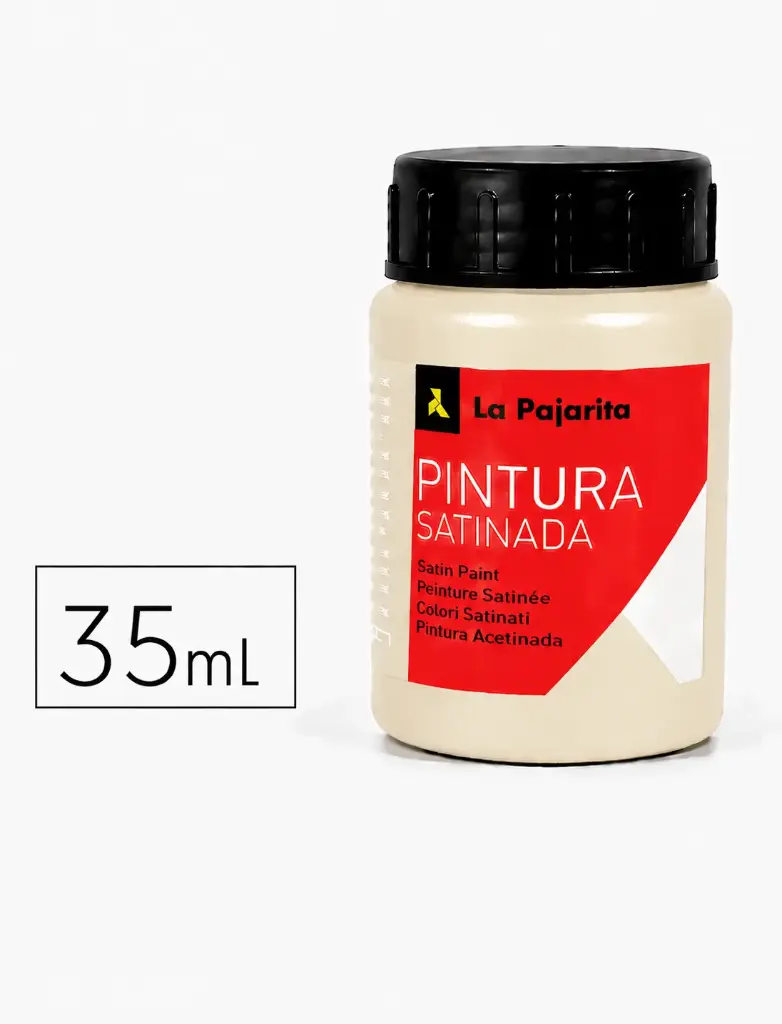 PINTURA SATINADA MARFIL 35ML L-25 LA PAJARITA