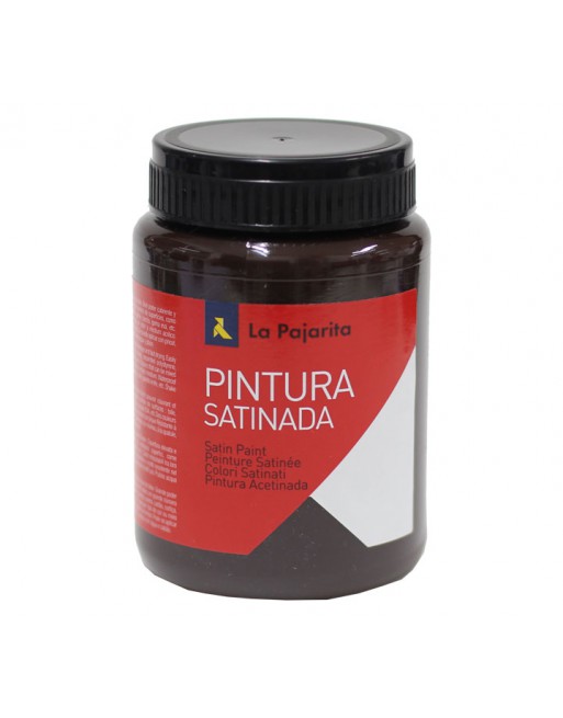 PINTURA SATINADA MARRON 375ML L-10 LA PAJARITA