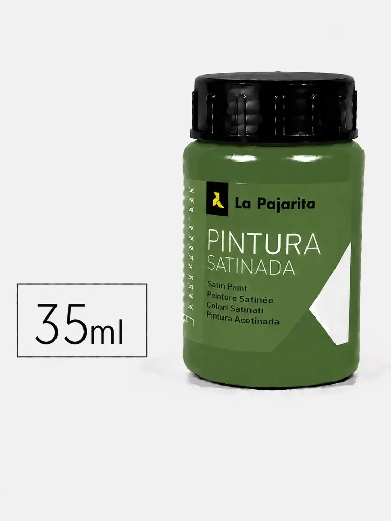 PINTURA SATINADA VERDE MONTE 35ML L-16 LA PAJARITA