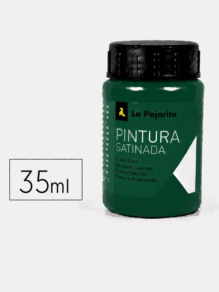 PINTURA SATINADA VERDE PINO 35ML L-41 LA PAJARITA