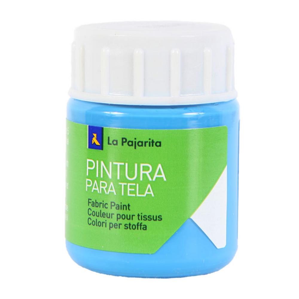 PINTURA PARA TELA T-07 CYAN 25ML LA PAJARITA