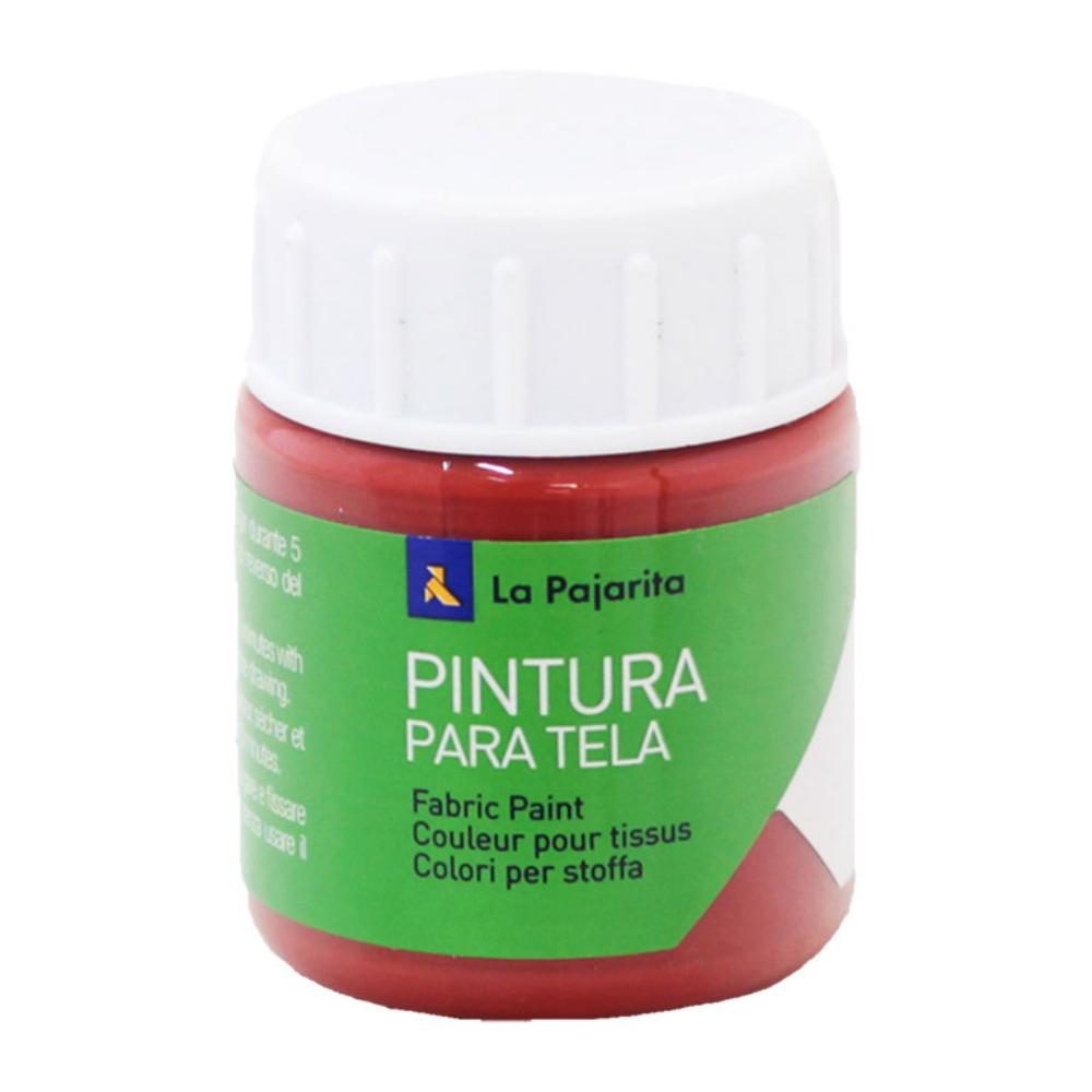 PINTURA PARA TELA T-11 ROJO INGLES 25ML LA PAJARITA