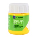 PINTURA PARA TELA T-12 AMARILLO REAL 25ML LA PAJARITA