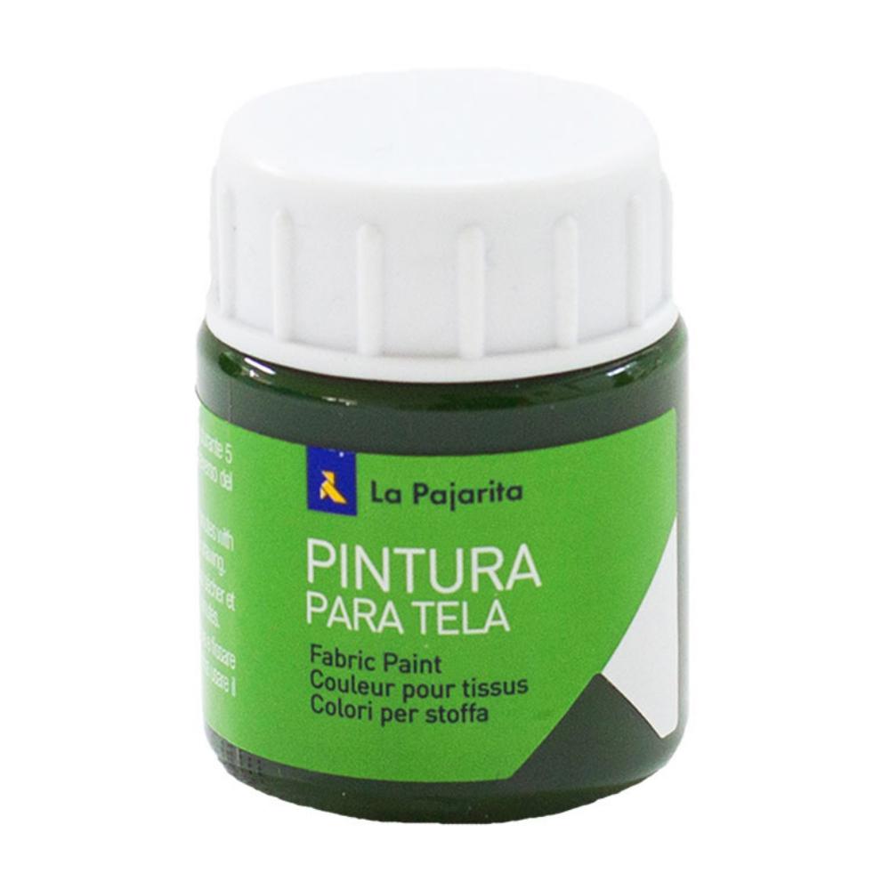 PINTURA PARA TELA T-18 VERDE MUSGO 25ML LA PAJARITA