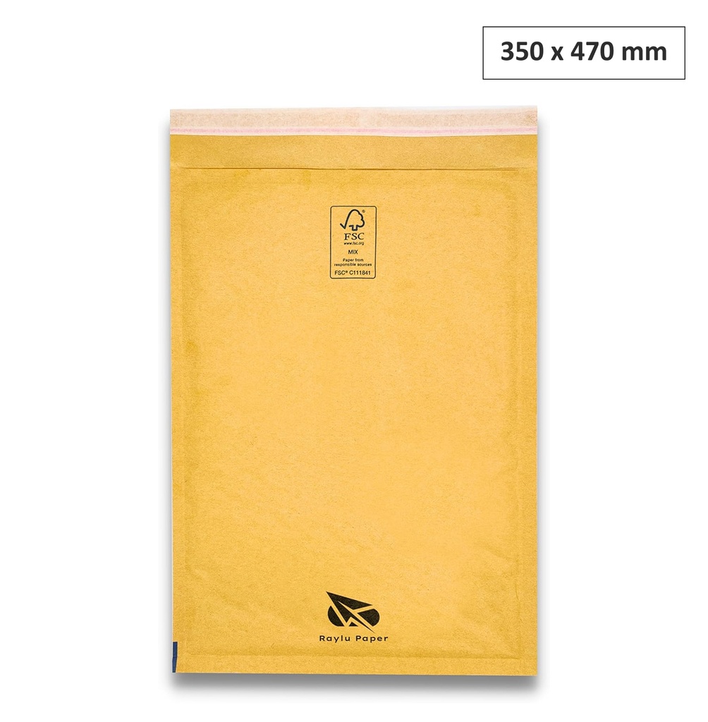 SOBRES ACOLCHADOS RAYLU KRAFT 350X470MM AUTOADHESIVOS Nº20
