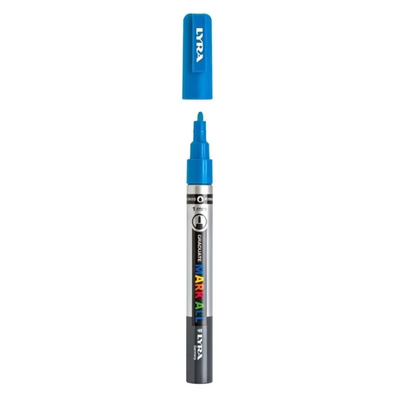 ROTULADOR ACRÍLICO LYRA 1MM AZUL CLARO GRADUATE MARK ALL