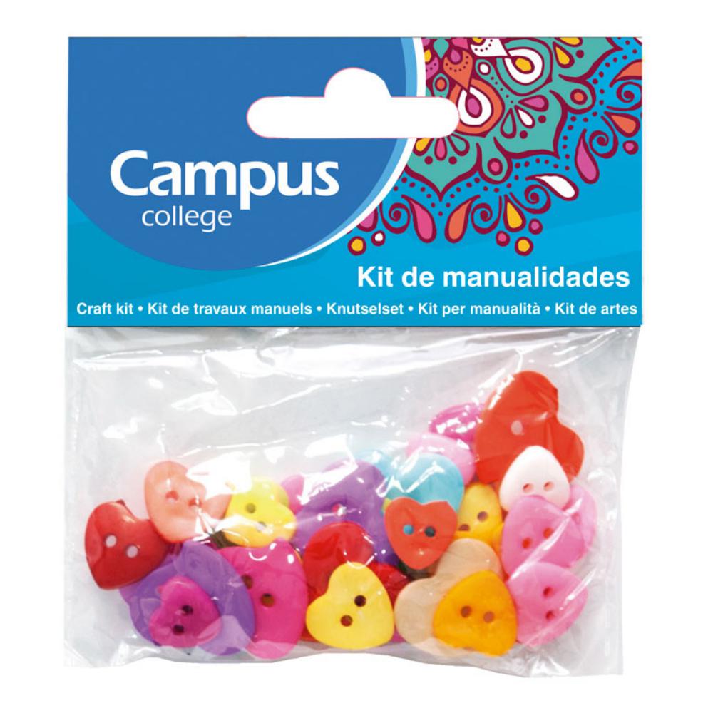 SET MANUALIDADES CAMPUS BOTON PEQUEÑO