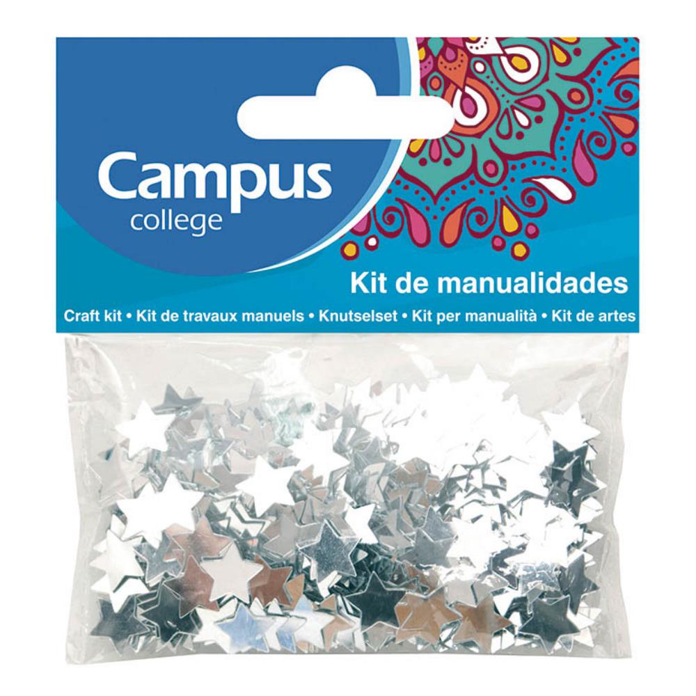 SET MANUALIDADES CAMPUS ESTRELLAS PLATA