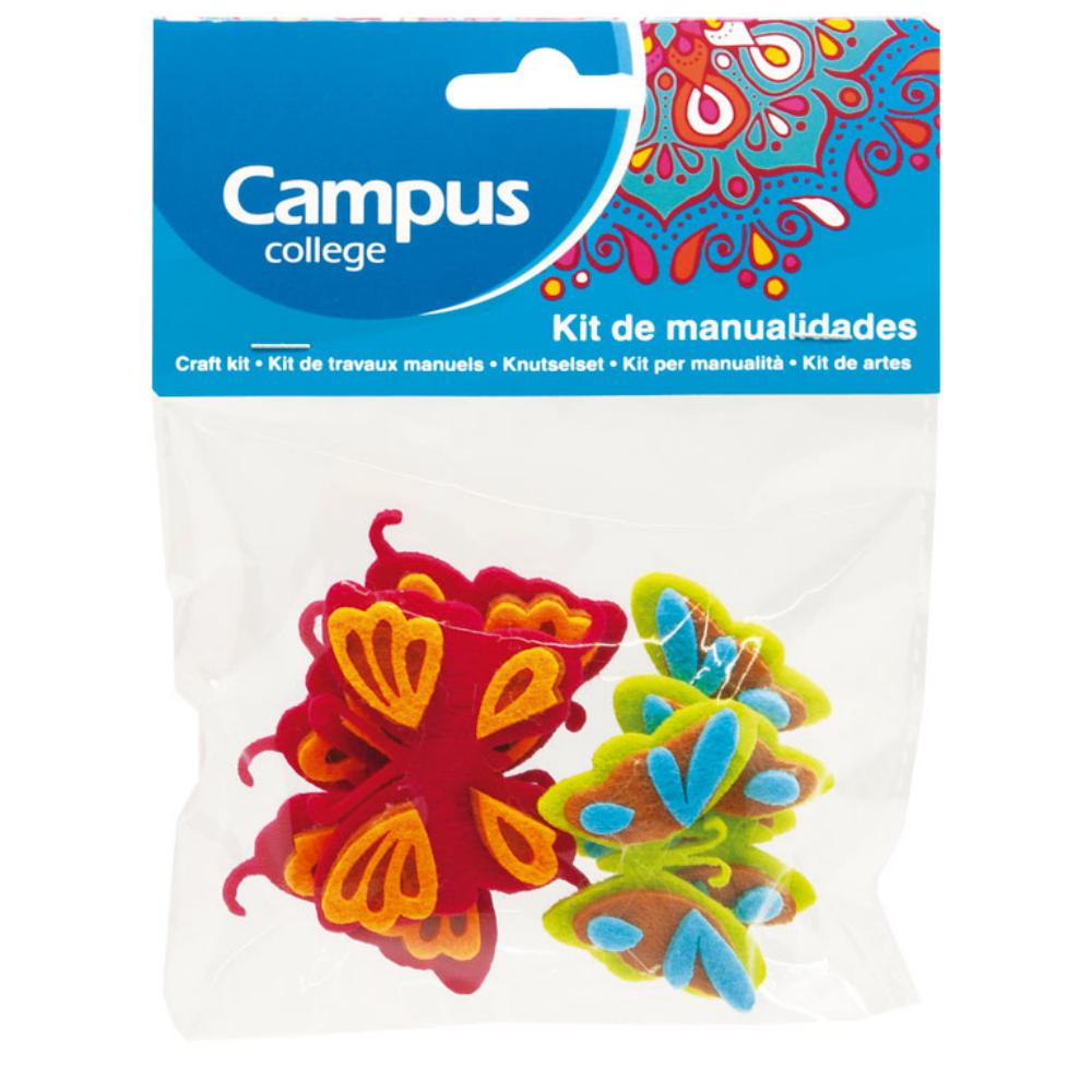 SET MANUALIDADES CAMPUS MARIPOSAS FIELTRO