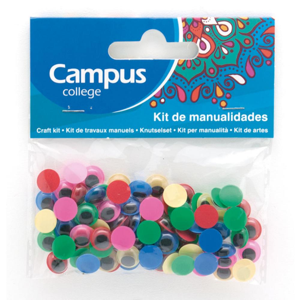 SET MANUALIDADES CAMPUS OJOS MOVILES