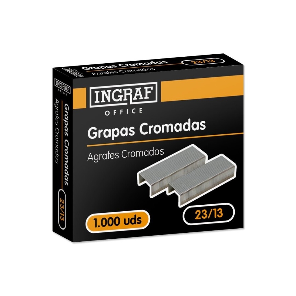 GRAPAS INGRAF OFFICE GRUESOS 23/13 CAJA1000 UDS