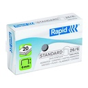 GRAPAS GALVANIZADAS RAPID 26/6 1.000 UDS