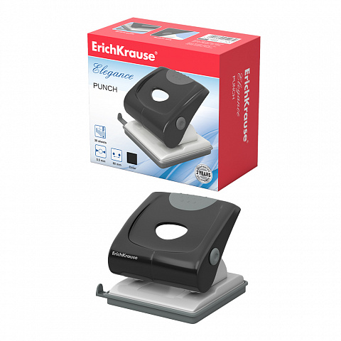 TALADRO ERICHKRAUSE ELEGANCE CLASSIC 2 AGUJEROS 30 HOJAS NEGRO