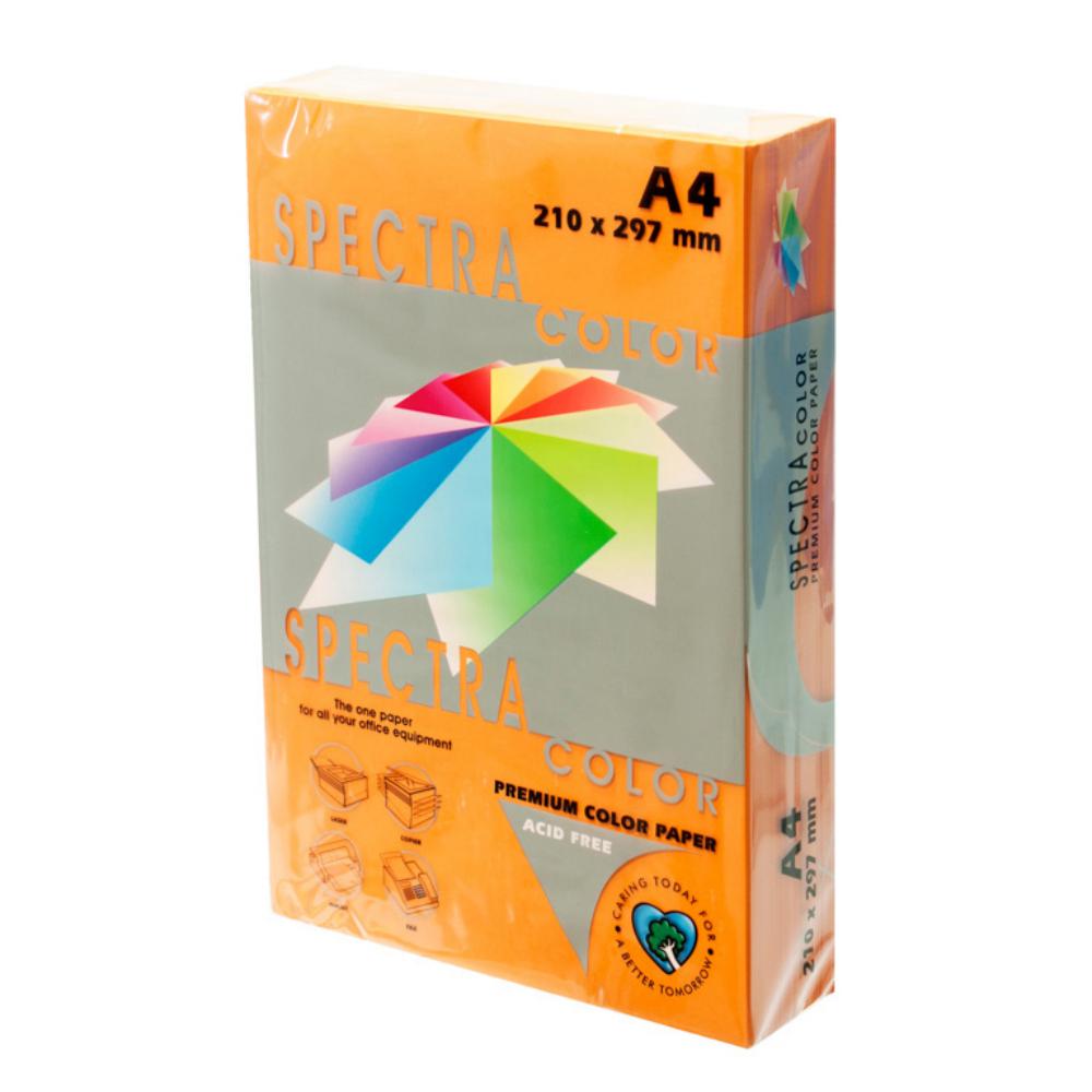 PAPEL A4 80G 500 HOJAS COLOR NARANJA