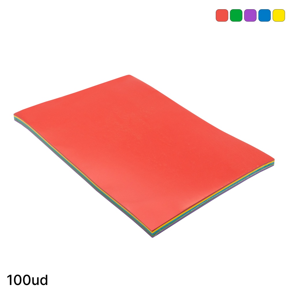 PAPEL A4 80G 100 HOJAS SURTIDO INTENSO 