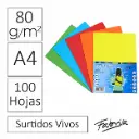 PAPEL A4 80G 100 HOJAS SURTIDO INTENSO 