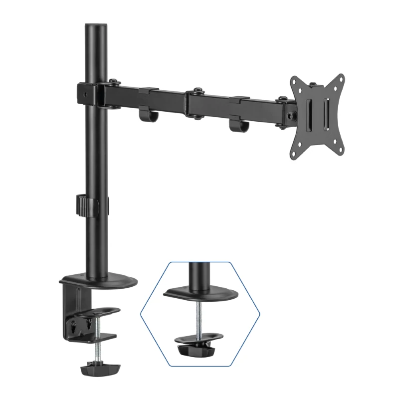 SOPORTE DE MESA CON PINZA PARA 1 MONITOR 17”-32” NEGRO IGGUAL