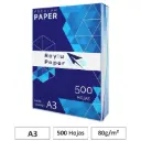 PAPEL RAYLU PAPER A3 80G MULTIUSOS 500 HOJAS