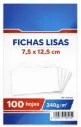 FICHAS LISAS LOAN 7,5 X 12,5 CM Nº 2
