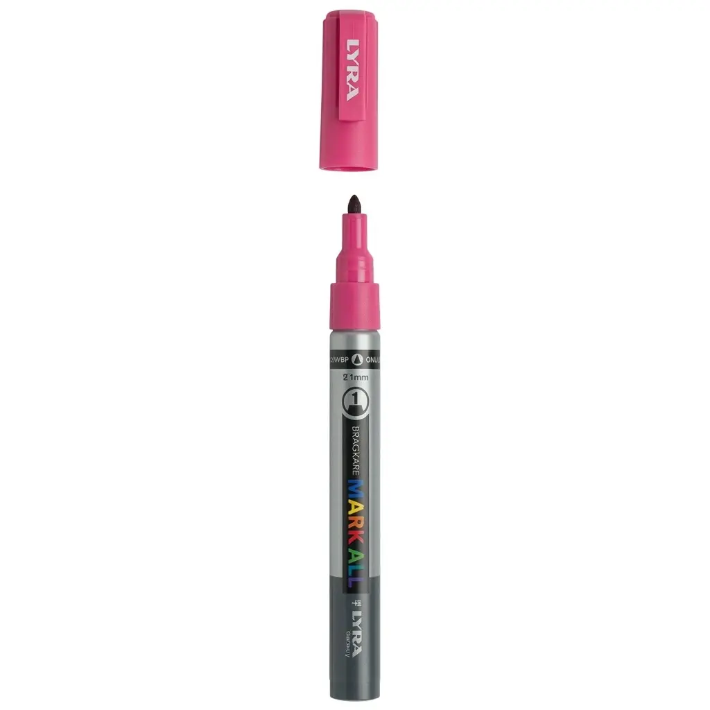 ROTULADOR ACRÍLICO LYRA 1MM ROSA GRADUATE MARK ALL