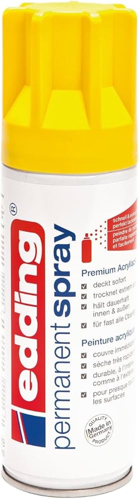 SPRAY EDDING 5200 PINTURA ACRÍLICA AMARILLO NEÓN MATE
