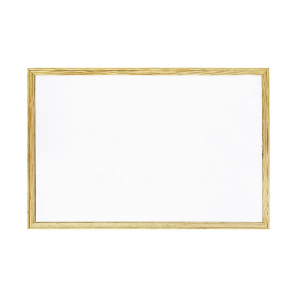 PIZARRA BLANCA CON MARCO DE MADERA RAYLU PAPER 90X120CM