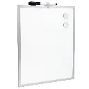 PIZARRA BLANCA MAGNÉTICA RAYLU PAPER 350X280 MM MARCO DE ALUMINIO