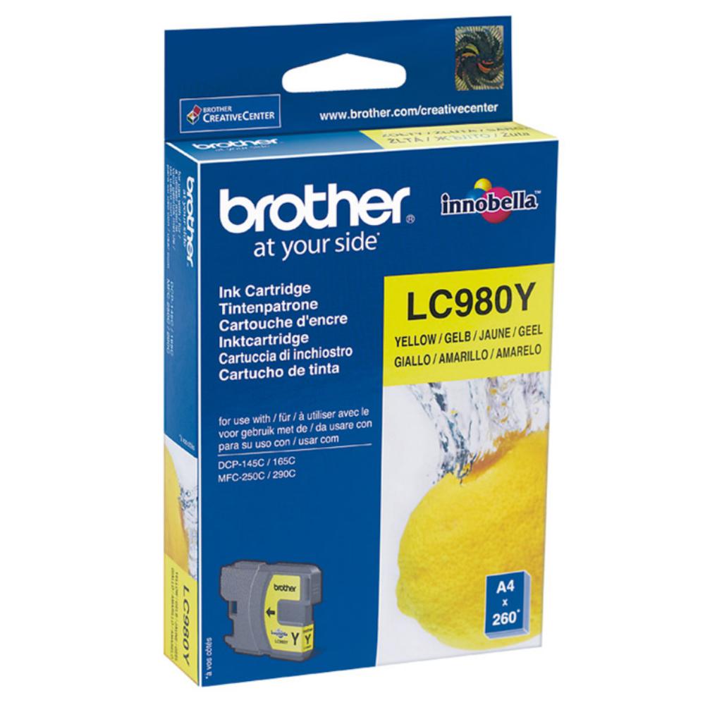 CARTUCHO BROTHER LC980 AMARILLO