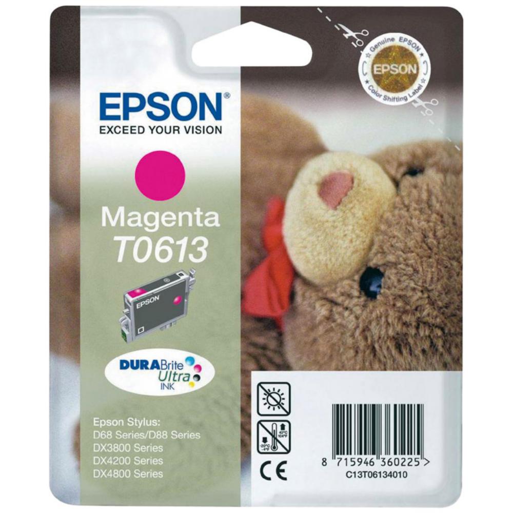 CARTUCHO DE TINTA MAGENTA EPSON T0613 C13T061340LB