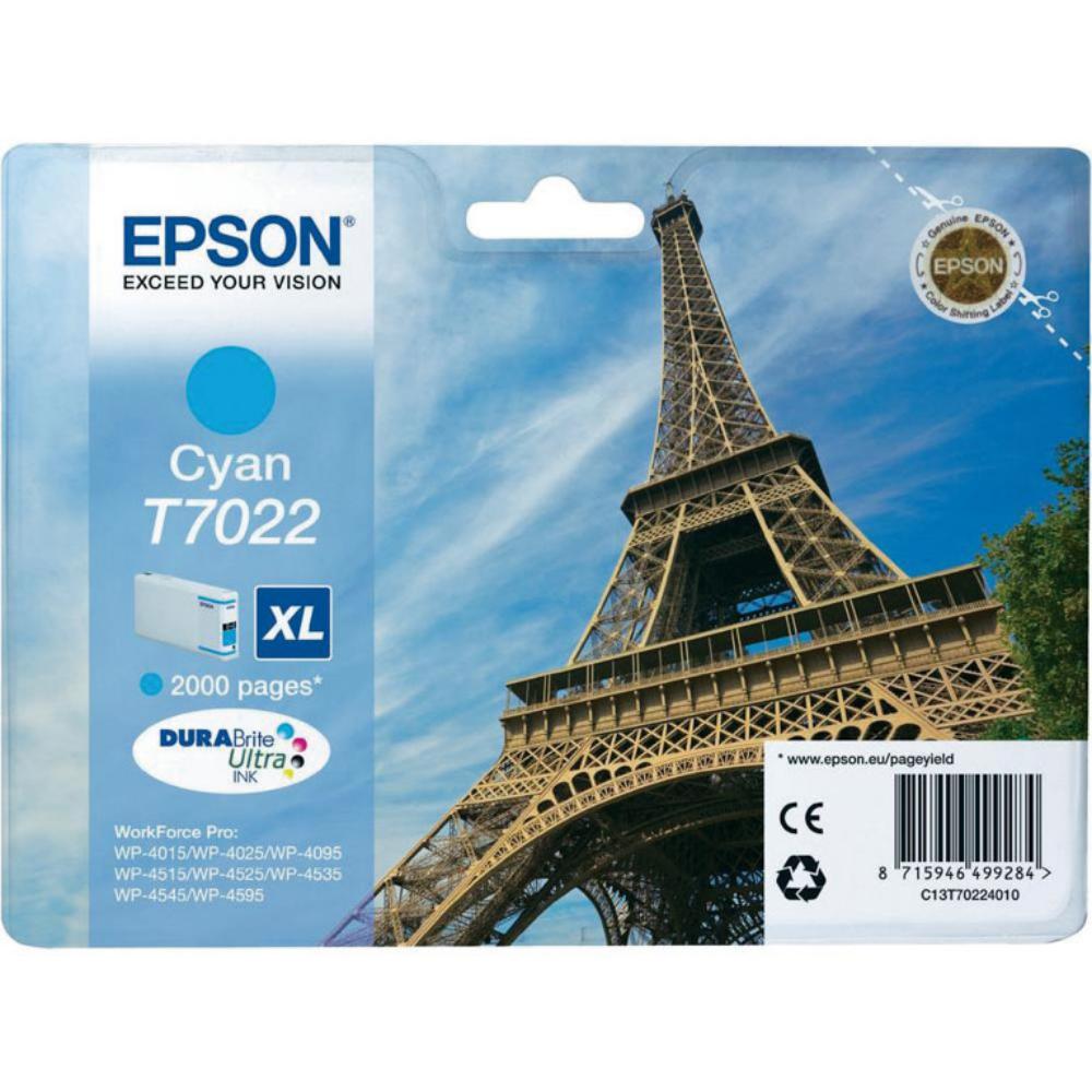 CARTUCHO EPSON T7022 CYAN *