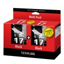 CARTUCHO LEXMARK 17/2 80D2954 NEGRO*