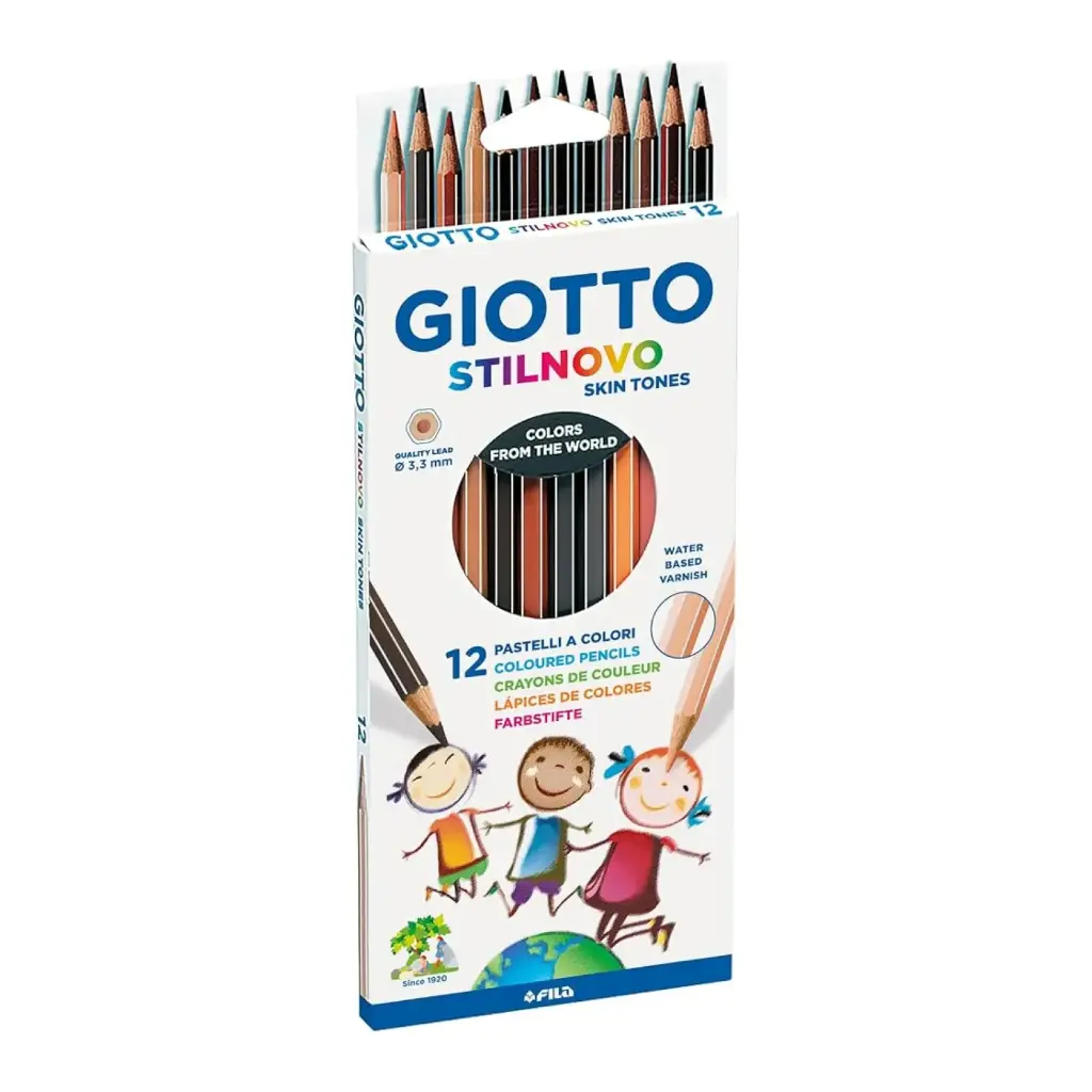 LAPICES GIOTTO STILNOVO SKIN TONES 12 TONOS PIEL