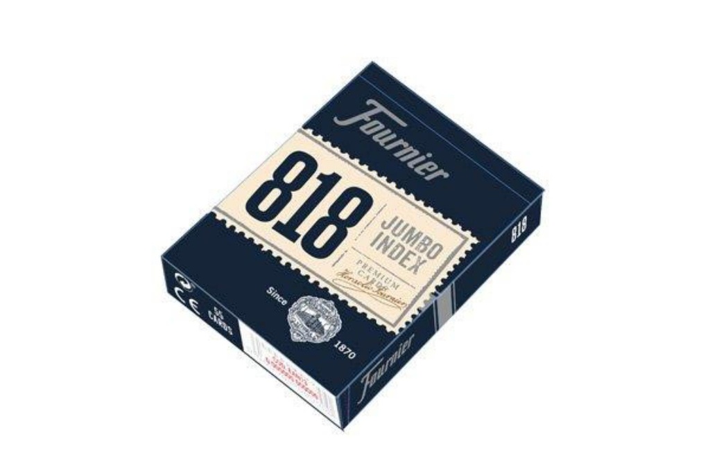 BARAJA NAIPES INGLÉS NÚMEROS GRANDES (POKER 54 CARTAS, ESTUCHE)