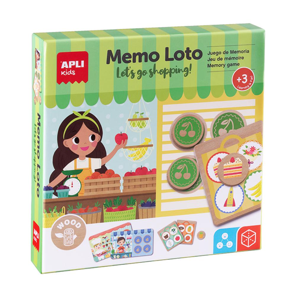JUEGO APLI DE MEMORIA MEMO LOTO DE MADERA