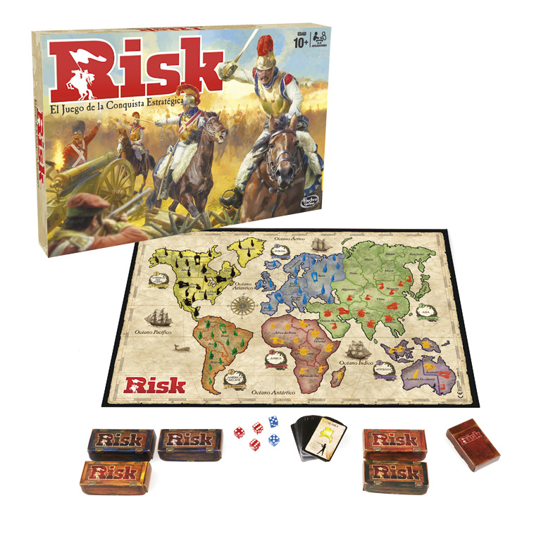 JUEGO HASBRO RISK ESTRATEGIA Y CONQUISTA
