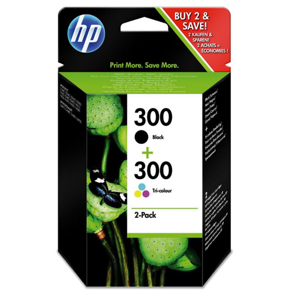 HP CARTUCHO INYECCION TINTA NEGRO/COLOR Nº300 PACK-2