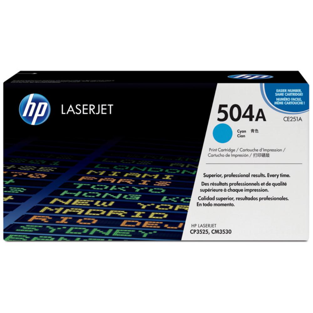 HP LASERJET CP3525 TONER CIAN (7.000 PAGINAS)504A