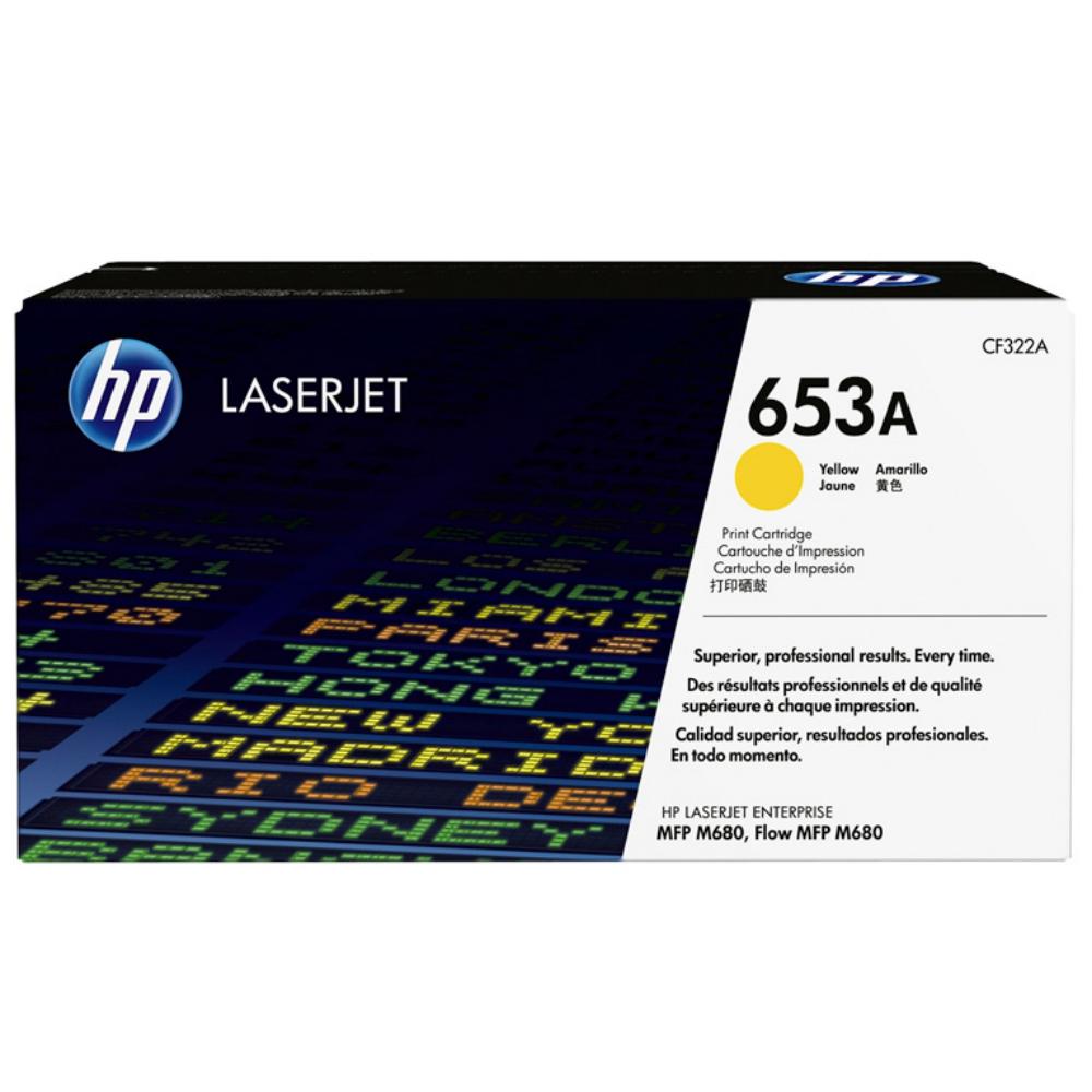 HP LASERJET ENTERPRISE FLOW MFP M680F 653A TONER AMARILLO
