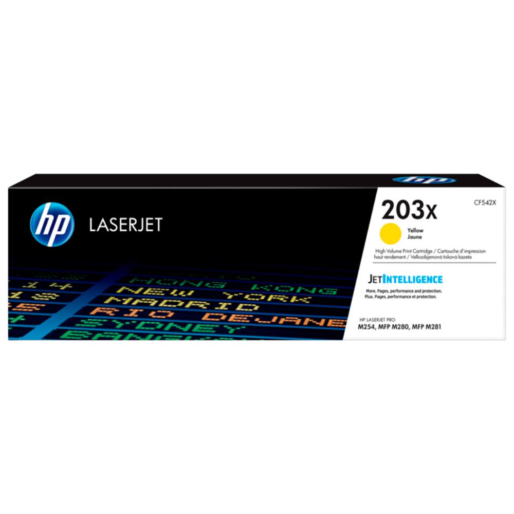 HP LASERJET M254,M280,M281 TONER AMARILLO ALTA 203X