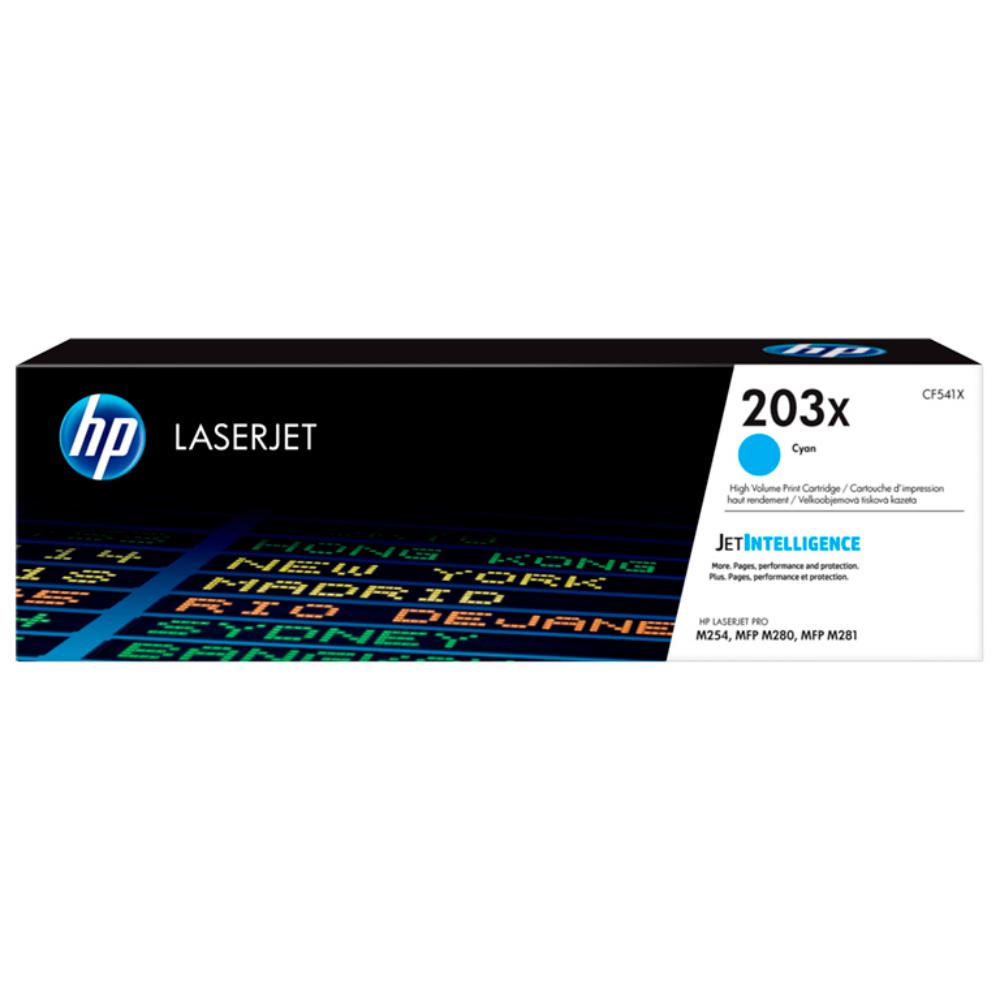 HP LASERJET M254,M280,M281 TONER CIAN ALTA 203X
