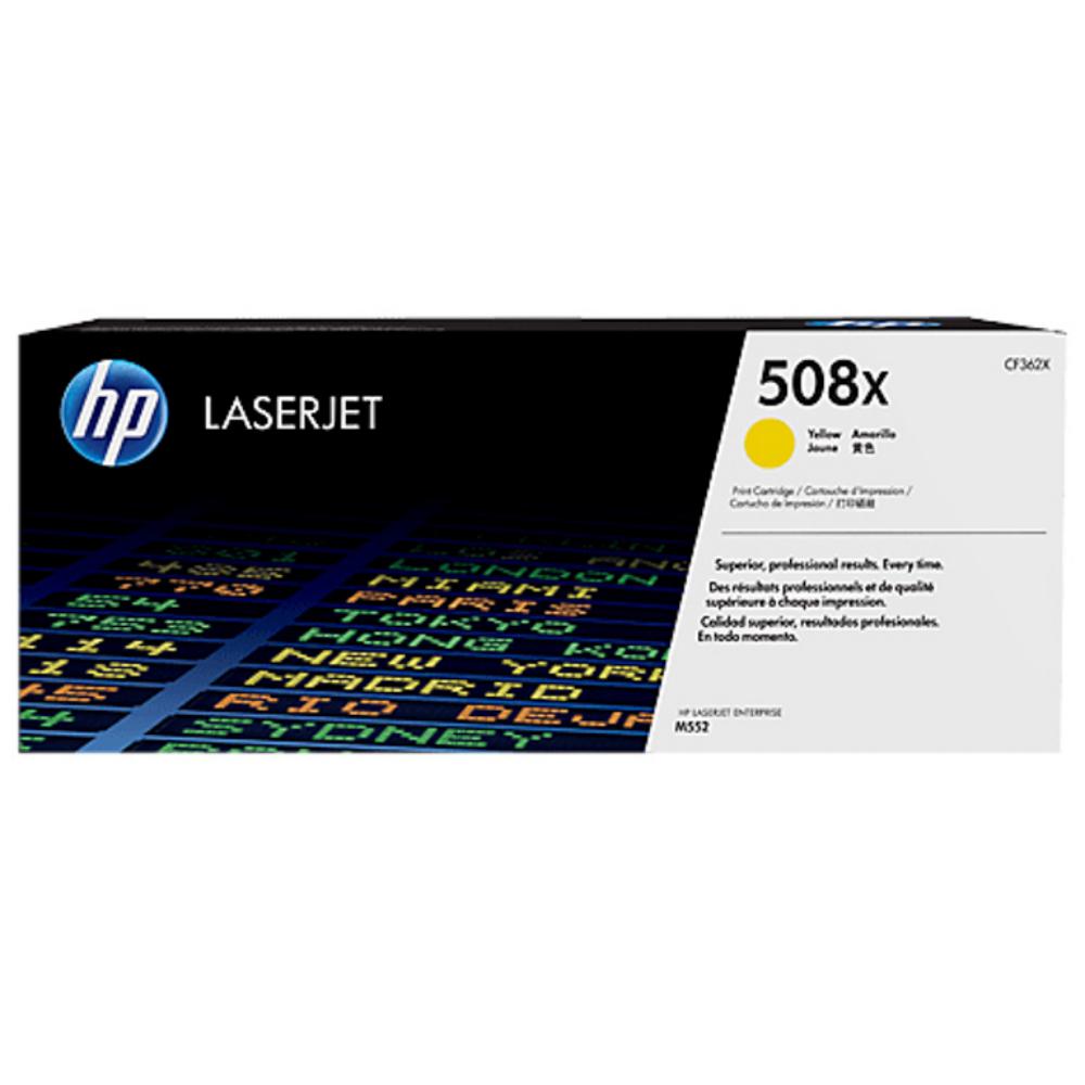 HP LASERJET M553 TONER 508X AMARILLO ALTA 9.500 PAGINAS ALTA CAPACIDAD