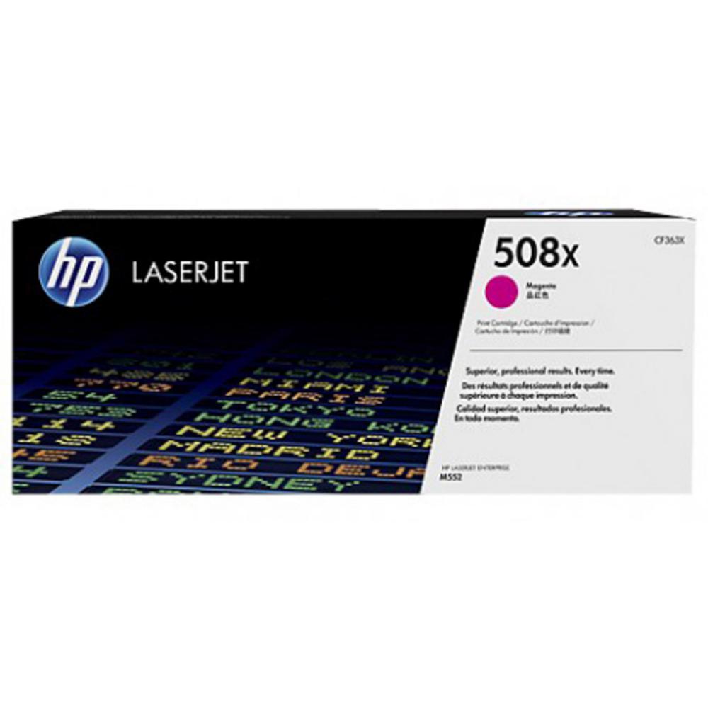 HP LASERJET M553 TONER 508X MAGENTA 9.500 PAGINAS ALTA CAPACIDAD