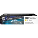 HP PAGEWIDE 981Y CARTUCHO AMARILLO