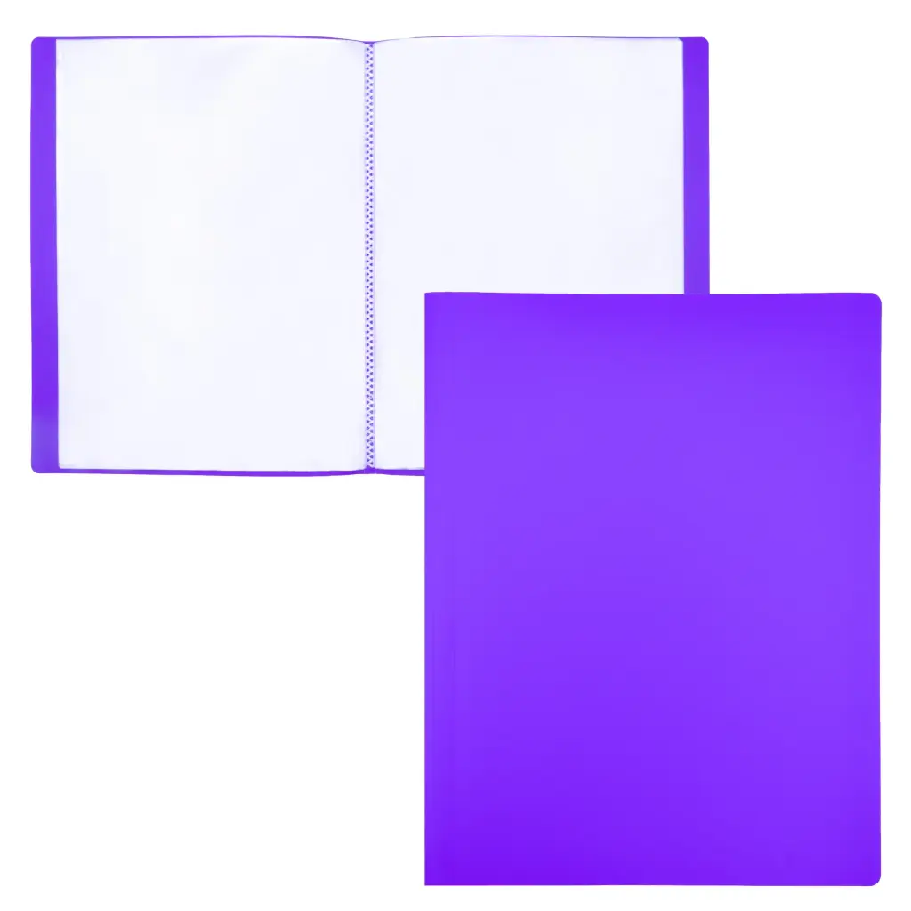 CARPETA DE FUNDAS RAYLU PAPER PREMIUM A4 10 FUNDAS VIOLETA