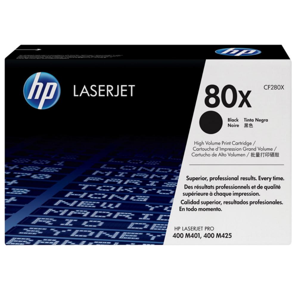 HP TONER NEGRO LASERJET PRO M 401/425DN CF280X 6.900 PAG.