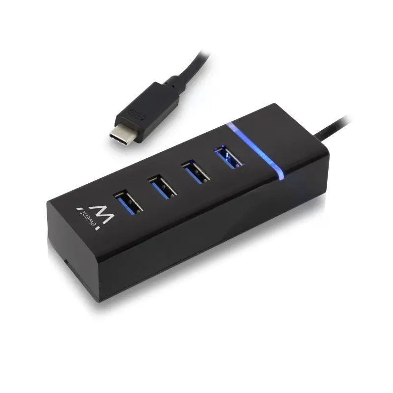 HUB USBC A 4 PUERTOS USBA 3.1 EWENT 