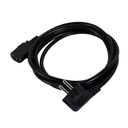 CABLE DE ALIMENTACIÓN IEC C13 2 METROS NEGRO