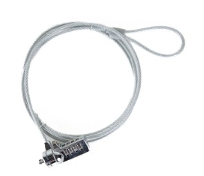 CABLE DE SEGURIDAD CON CANDADO 4 DÍGITOS SECURE 4D - IGGUAL 