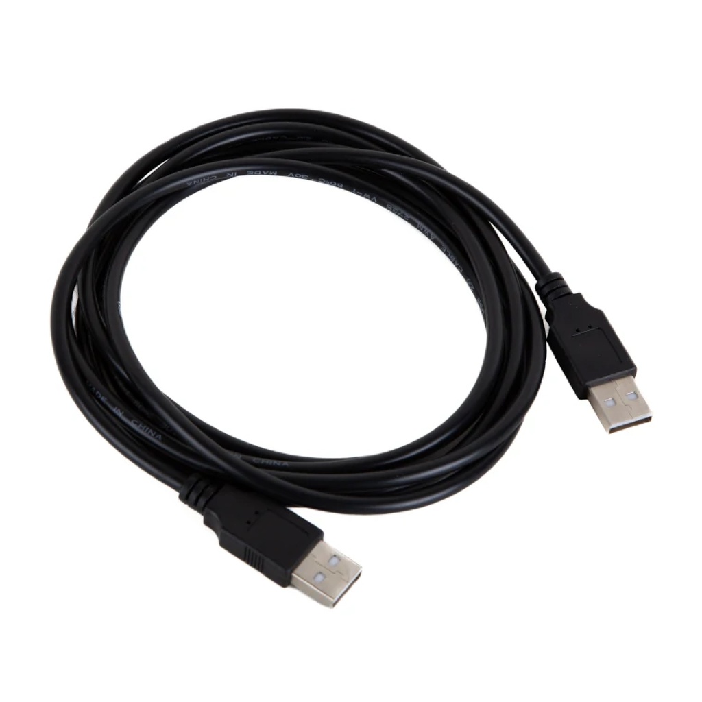 CABLE USB 2.0 A(M) – A(M) A-A MACHO 2 METROS NEGRO